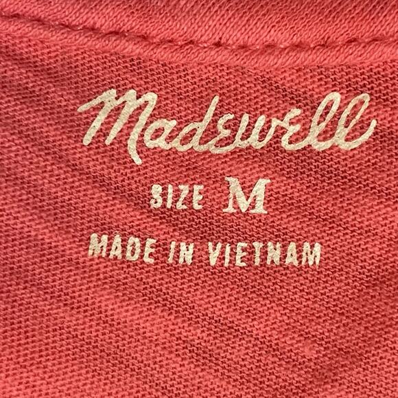 Madewell Basic Corral Color Tank Top Size M - Picture 2 of 5